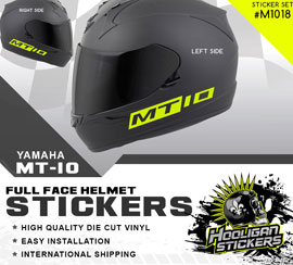 fz10 Helmet stickers