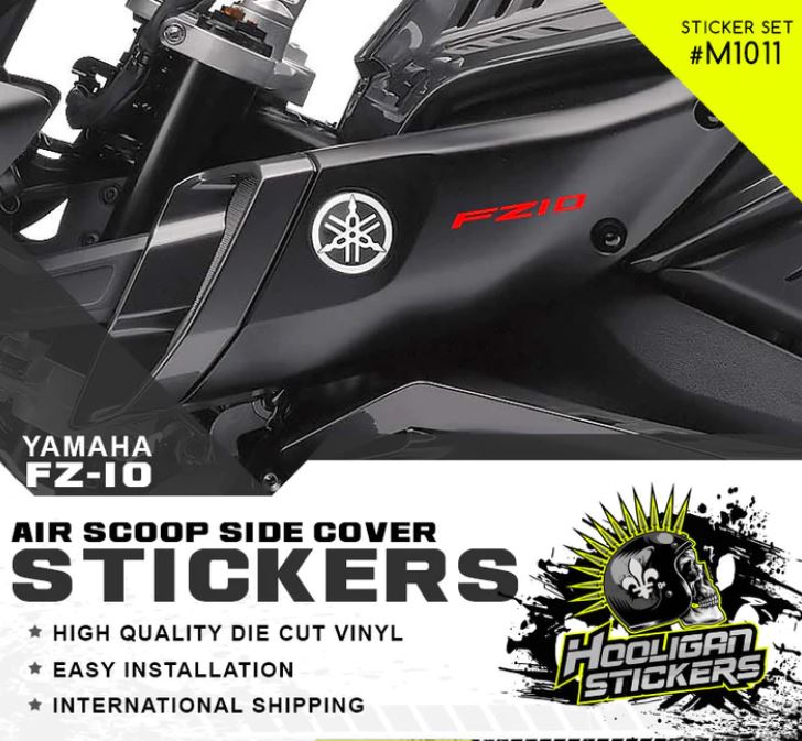 Intake side covers stickers